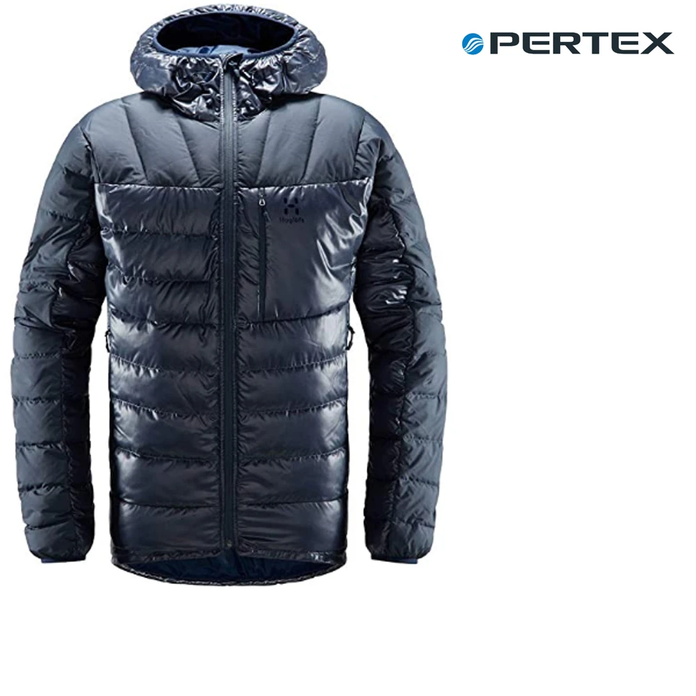 Haglöfs - Herren Bivvy Down Hood Men Winterjacke Daunenjacke, Blau 1 Haglöfs - Herren Bivvy Down Hood Men Winterjacke Daunenjacke, Blau