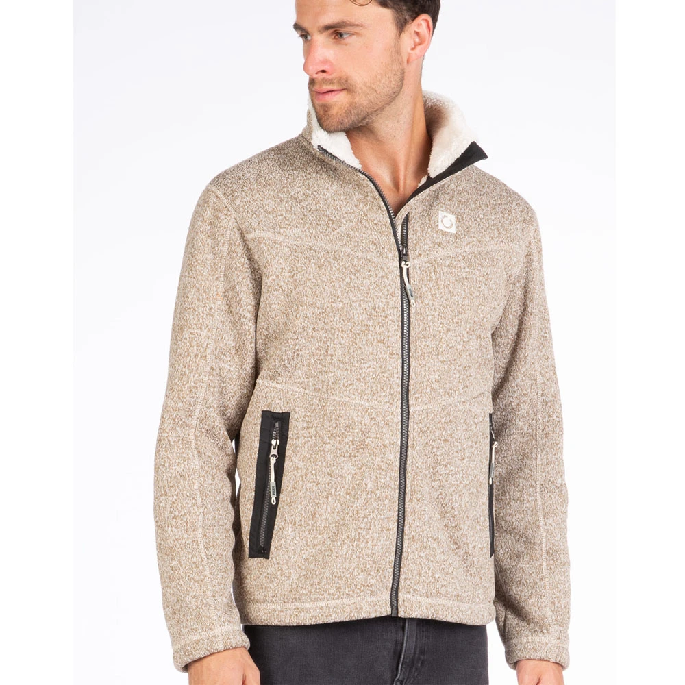 LPO - Linea Primero - Funktionelle, Kuschlig Weiche Sherpa Strickfleece Jacke - George 2 LPO - Linea Primero - Funktionelle, Kuschlig Weiche Sherpa Strickfleece Jacke - George – Bild 2