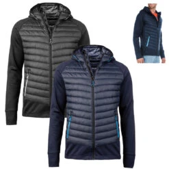 LPO - Sportliche, Funktionelle Stretch Outdoor Hybridjacke Mit Kapuze - Mirko