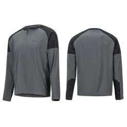 Marmot - Bowery Long Sleeve Herren Sport Langarm Shirt, Grau -Maul || 4F || Craghoppers Verkäufe marmot bowery74DW11MT9Xktw