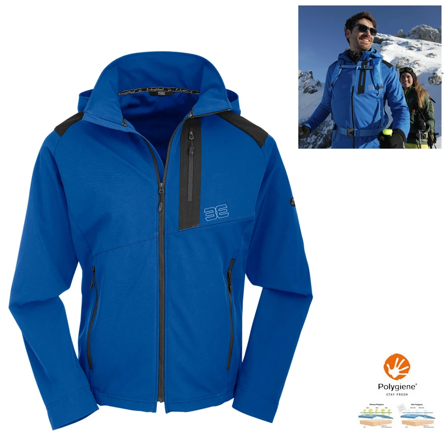Maul - Wasserdichte Winter Softshelljacke Galltür Outdoorjacke, Blau 1 Maul - Wasserdichte Winter Softshelljacke Galltür Outdoorjacke, Blau