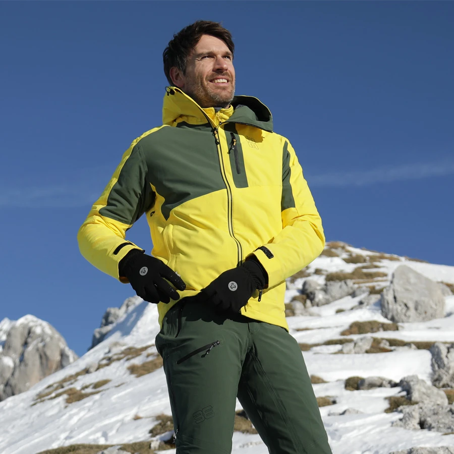 Maul - Hochkönig 2XT 2022 Herren Winterjacke Skijacke, Grün Gelb 2 Maul - Hochkönig 2XT 2022 Herren Winterjacke Skijacke, Grün Gelb – Bild 2