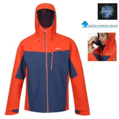 Regatta - Wasserdichte Isotex 10000 Stretch Outdoor- Funktionsjacke - Birchdale 2