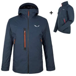 Salewa PELMO POWERTEX HARDSHELL CONVERTIBLE HERREN JACKE Fleecejacke