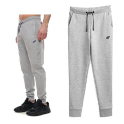 4F - Herren Jogginghose Sandro - Comfort Hose, Grau