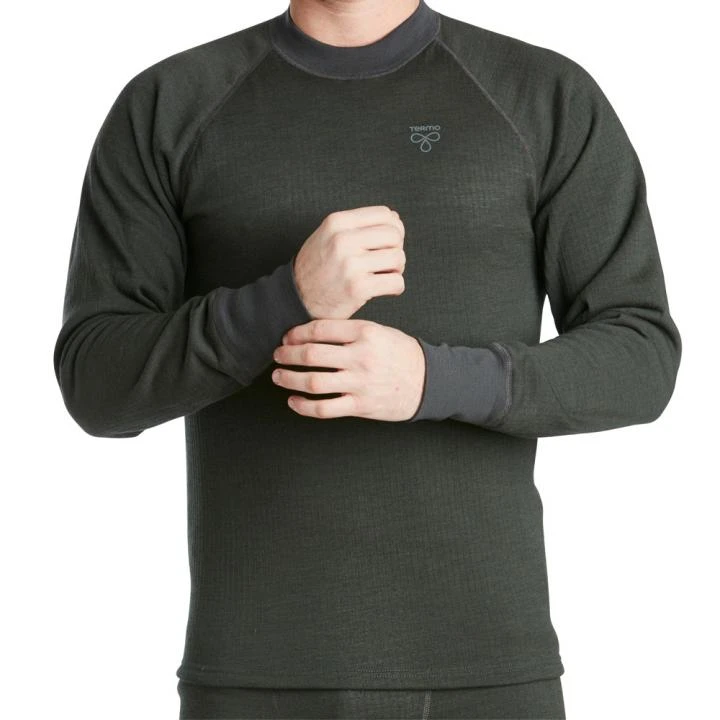 TERMO - Wool Original 2.0 - Jumper, Long Sleeve - Dickes Merino Herren Longshirt Pullover - Grau 1 TERMO - Wool Original 2.0 - Jumper, Long Sleeve - Dickes Merino Herren Longshirt Pullover - Grau