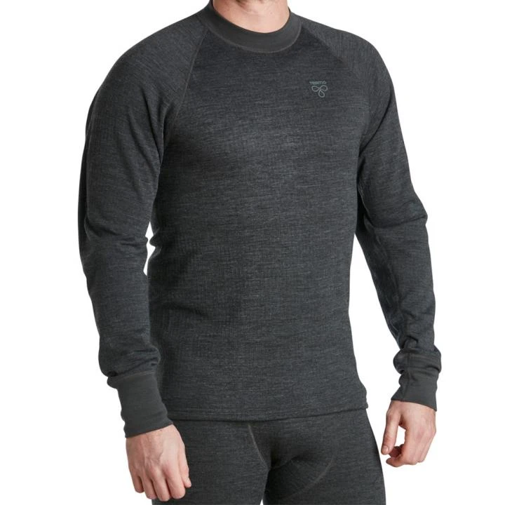 TERMO - Wool Light 2.0 - Jumper, Long Sleeve - Merino Herren Longshirt Pullover - Grau 1 TERMO - Wool Light 2.0 - Jumper, Long Sleeve - Merino Herren Longshirt Pullover - Grau