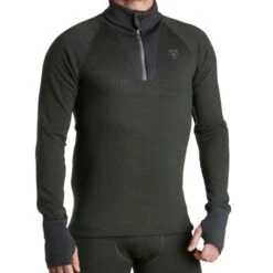 TERMO - Wool Original 2.0 - Roll-neck With Zip - Dicker Merino Herren Zipper Pullover