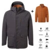 Craghoppers - Wasserdichte Stretch Doppeljacke Mit Microfleece Innenjacke - Lorton 3 In 1 - Herren